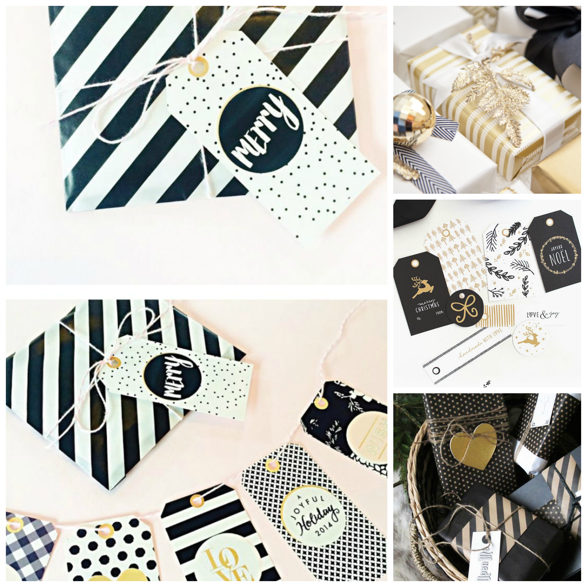 Happy Weekend + 5 Things I Love | Christmas Giftwrap | Black and Gold