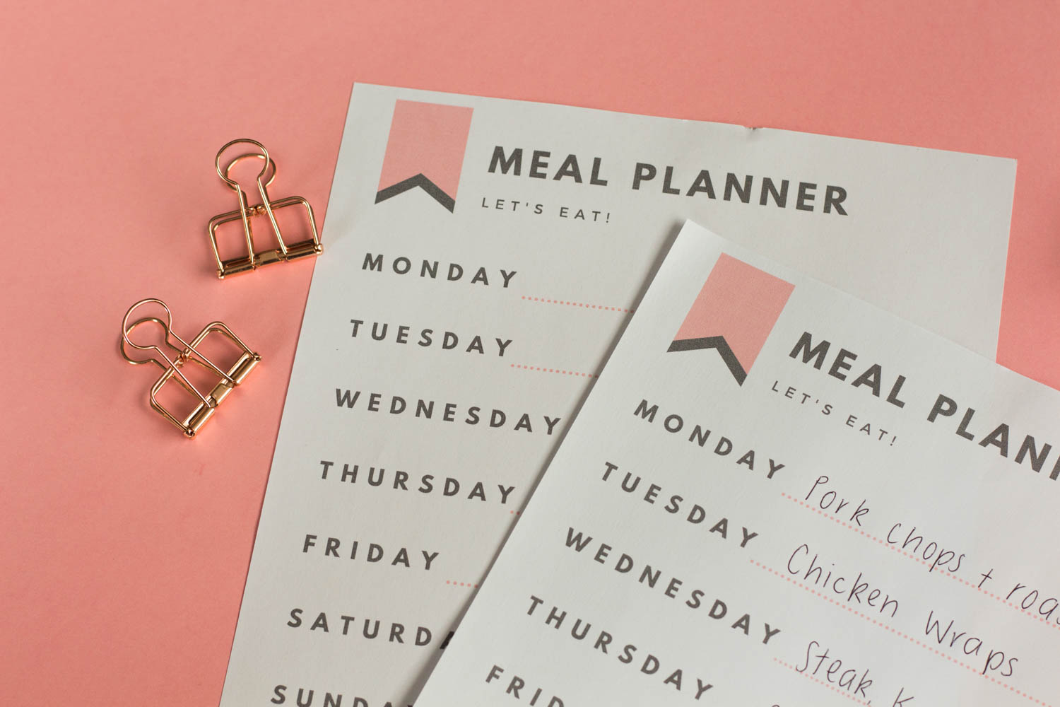 Meal planning basics, ideas, grocery tips, and printables.