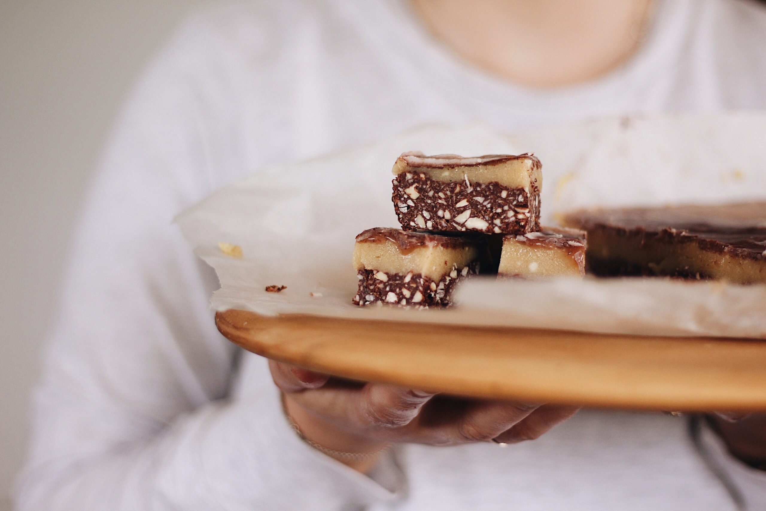 Clean Peppermint Slice